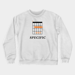 B Specific B Guitar Chord Tab Light Theme Crewneck Sweatshirt